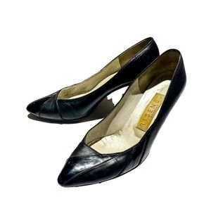 Risene Boutique Black leather high heel size 6.5
